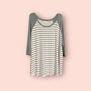 Maurice’s 2X 3/4 length sleeves